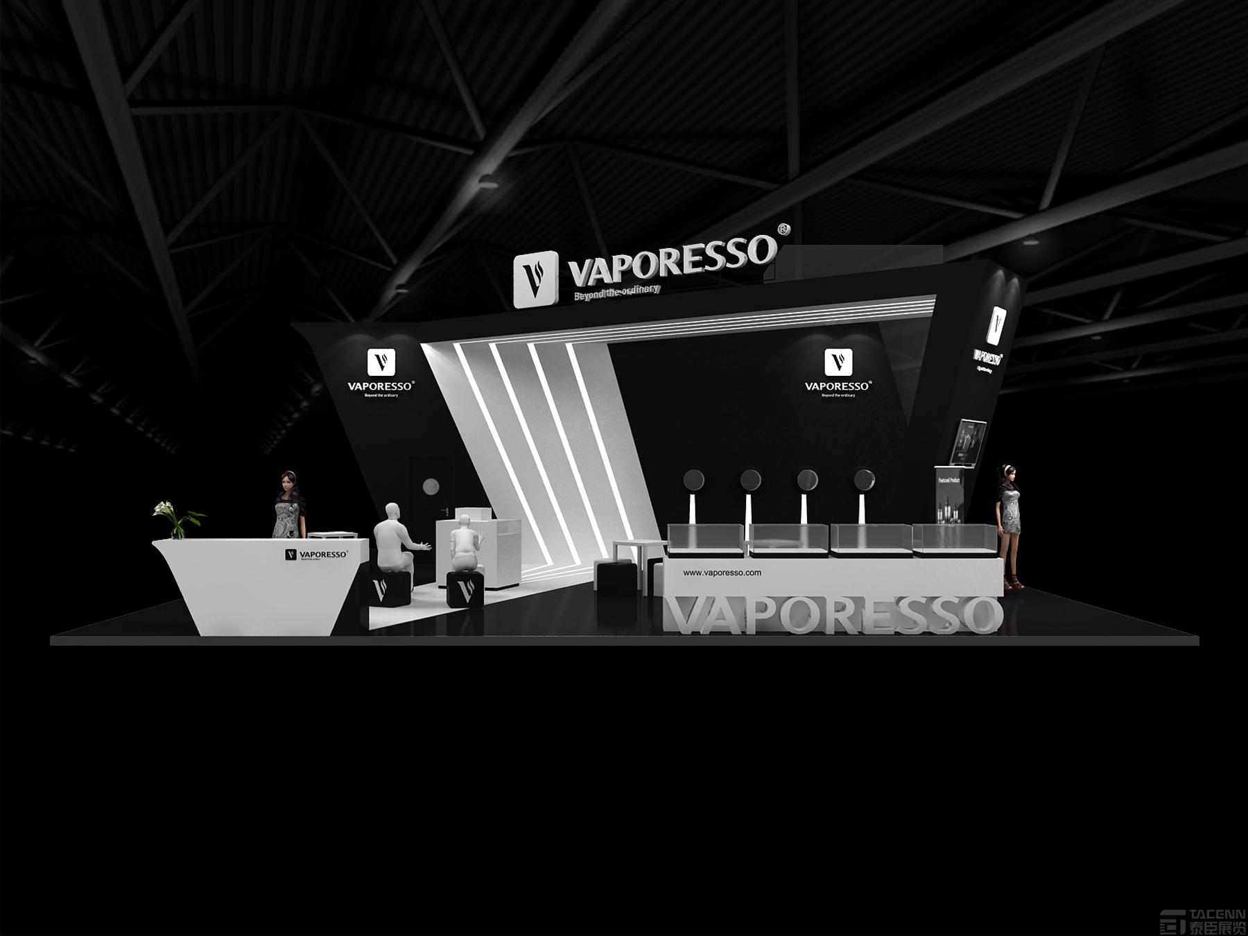 vaporesso電子煙展臺(tái)設(shè)計(jì)方案