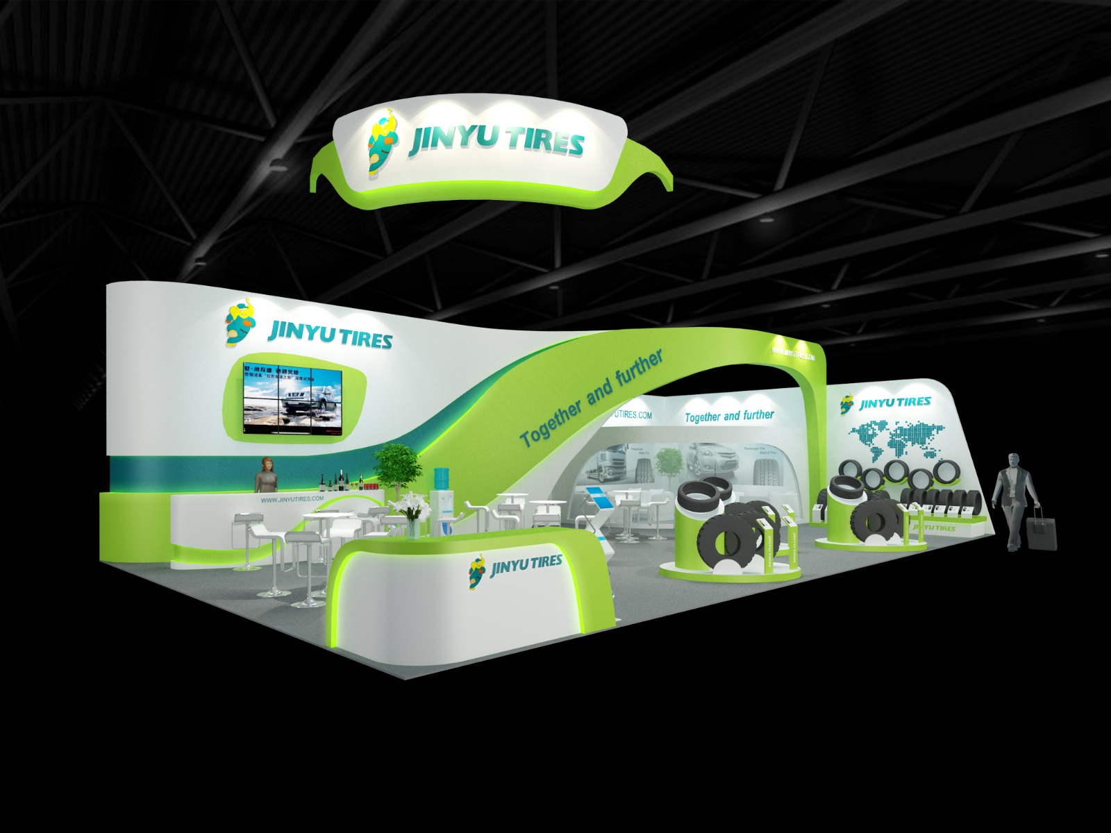 金宇輪胎展臺設(shè)計(jì)