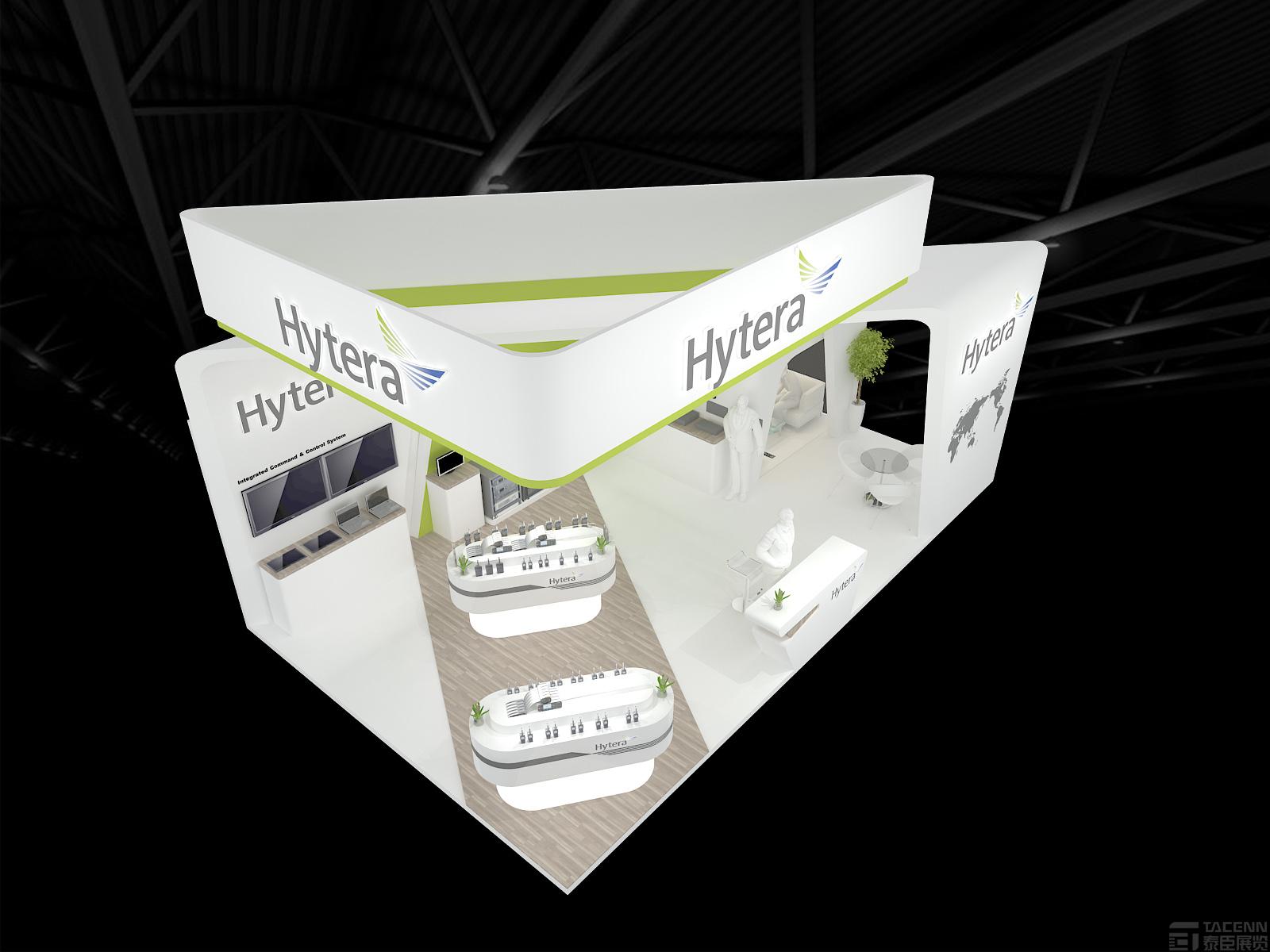 海能達Hytera展臺設(shè)計方案