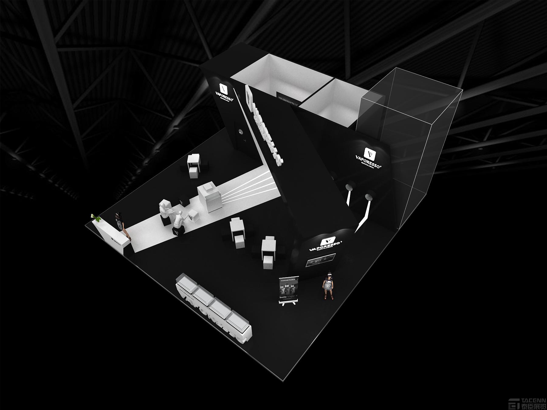 vaporesso電子煙展臺(tái)設(shè)計(jì)方案