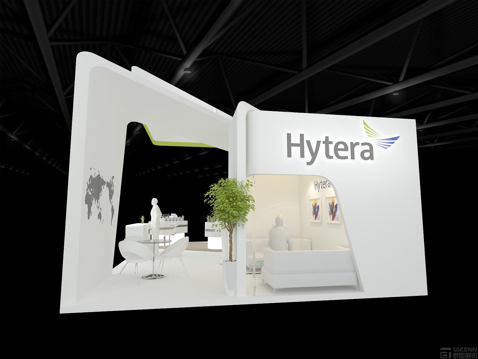 海能達Hytera展臺設(shè)計方案